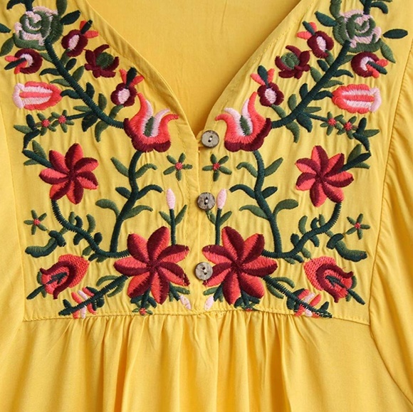 🆕 Boho Mini Tunic Dress - Picture 3 of 6